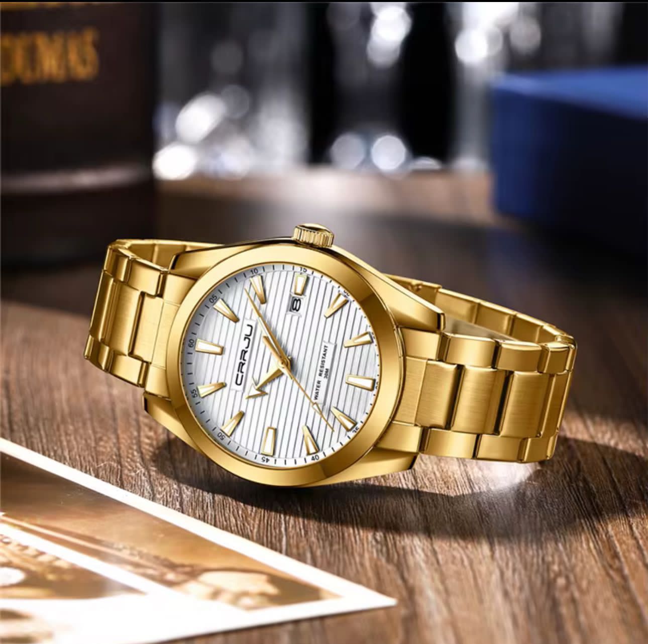 Side view of AURA Timepiece No. 1