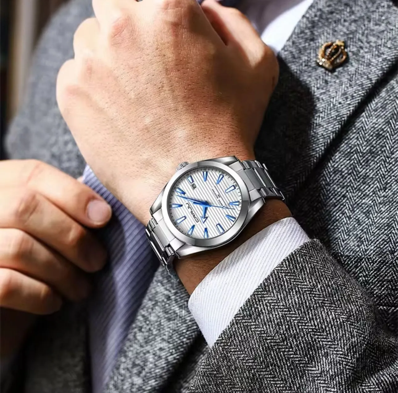 Detail of AURA Timepiece No. 7